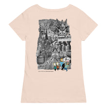 Load image into Gallery viewer, Women’s basic organic t-shirt (Front and Rear Print}