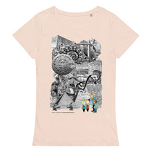 Load image into Gallery viewer, Women’s basic organic t-shirt (Front and Rear Print}
