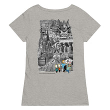 Load image into Gallery viewer, Women’s basic organic t-shirt (Front and Rear Print}