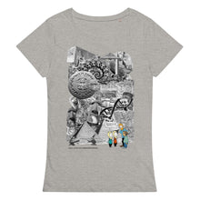 Load image into Gallery viewer, Women’s basic organic t-shirt (Front and Rear Print}