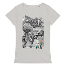 Load image into Gallery viewer, Women’s basic organic t-shirt (Front and Rear Print}