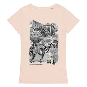 Women’s basic organic t-shirt  (Front and Rear Print}