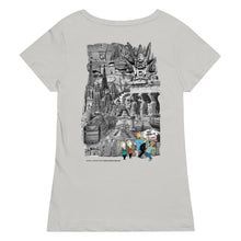 Load image into Gallery viewer, Women’s basic organic t-shirt  (Front and Rear Print}
