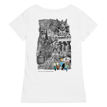 Load image into Gallery viewer, Women’s basic organic t-shirt  (Front and Rear Print}
