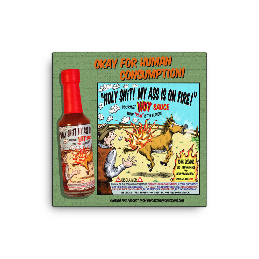 Hot Sauce 1 - Canvas Ptint